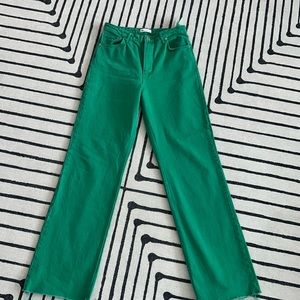 Zara Green jeans